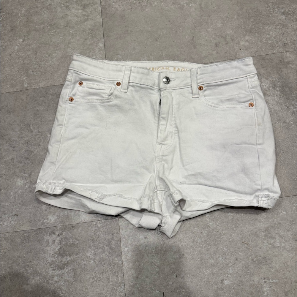 American Eagle Outfitters White Jean Shorts